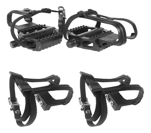 1 Pedales De Bicicleta, Clips Para Los Dedos Del Pie,