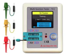 Comprar Tester Probador de Componentes Electrónicos TC1 – Capacitores, ESR y Más Dehuka