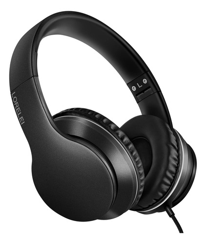 Auriculares Plegables Con Micrófono Bajos Estéreo Negros