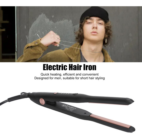 Rizador De Pelo Corto Y Estrecho Para Hombre, 4 Marchas