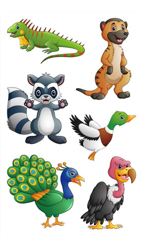 Imagen 6 de 10 de Tatuajes Temporales Tattoo Animalitos X10 Planchas Souvenir