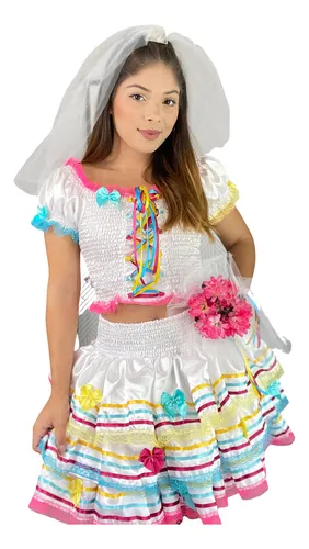 Traje junino feminino 2025