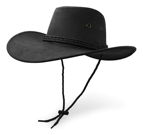 Sombrero De Vaquero, Sombrero De Sol De Piel Sintética