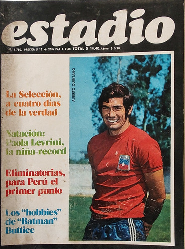 Revista Estadio N°1750 Póster A Austria De Salzburgo (ee181