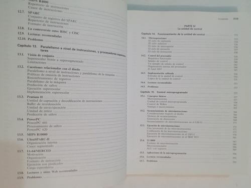 Organización Y Arquitectura De Computadores 5 E - W Stalling (Usado)