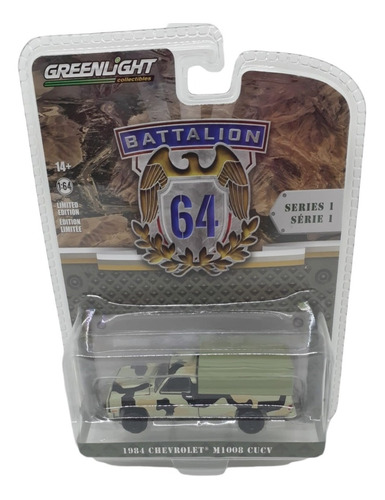 Greenlight Battalion 64 1984 Chevrolet M1008 Cucv Camuflaje