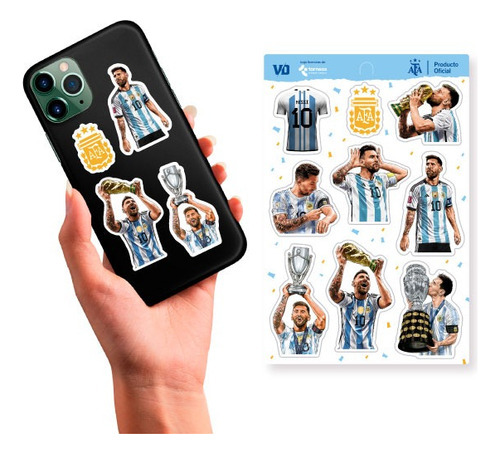 Plancha Messi Stickers (producto Afa)