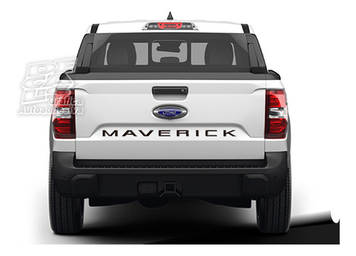 Calco Ford Maverick Letras Palabra Porton