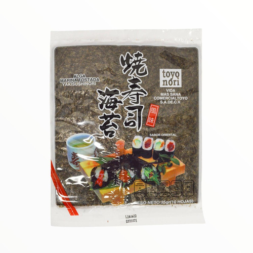 Toyo Foods, Nori Red, 10 Hojas