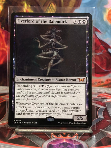 Magic Overlord Of The Balemurk Duskmourn: House Of Horror (Usado)