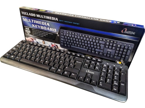 Teclado Multimedia Usb Omega Kb-2000