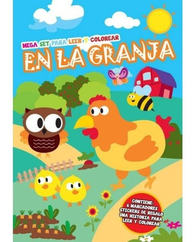 En La Granja - Manolito - Libro + Marcadores + Stickers