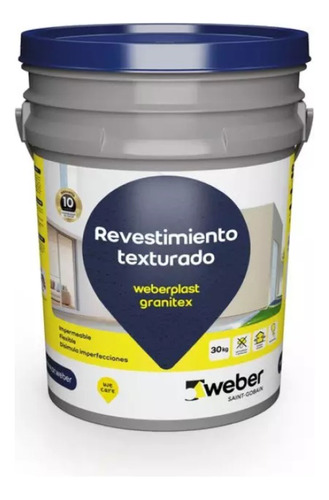 Revestimiento Acrílico Textura Weberplast Granitex - Cotizac