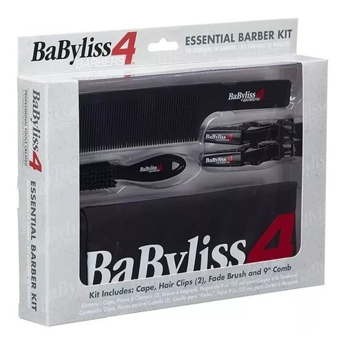 Kit De Barbero Babylisspro Babyliss4barbers Essential Color Negro