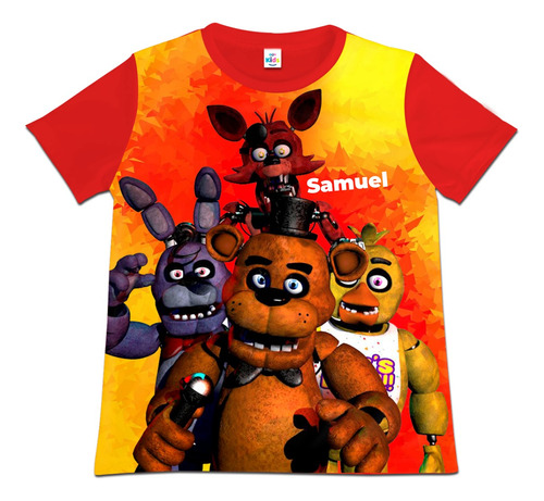 Franela Camisa Niño Five Nights At Freddy's Freddys Algodon