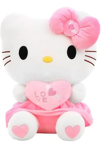 Peluche Importado Hello Kitty Corazón 28 Cms