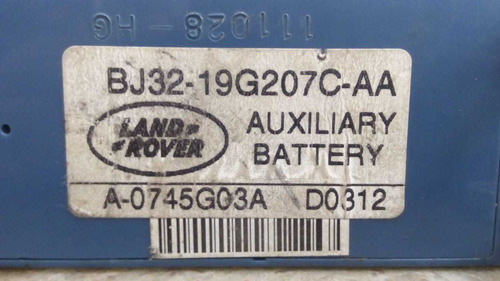 Imagem 6 de 6 de Bateria Auxiliar Cambio Land Rover Evoque 2.0 2012 A 2016