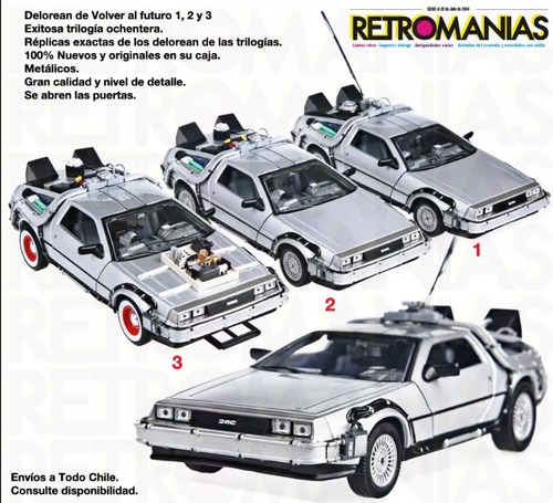 Delorean Original Volver Al Futuro / Back To The Future Auto