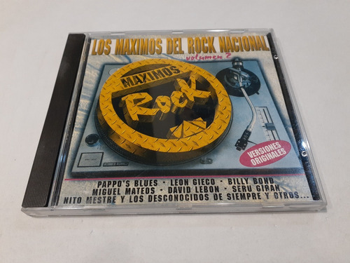 Los Máximos Del Rock Nacional Vol. 2 Cd 1997 Nacional 8.5 