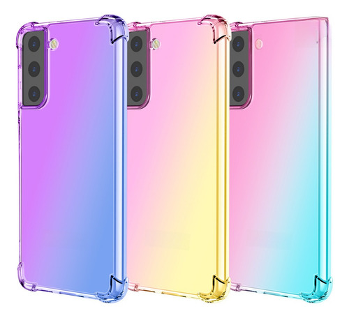 Suitable For Samsung S24fe Mobile Phone Case, Gradient Color Mobile Phone Case