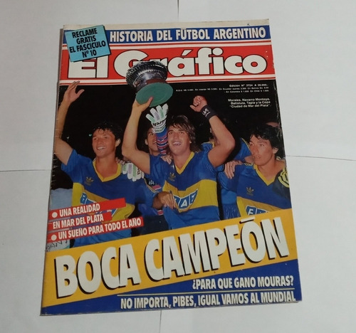 El Grafico 3724 Boca Campeon Mar Del Plata 1991