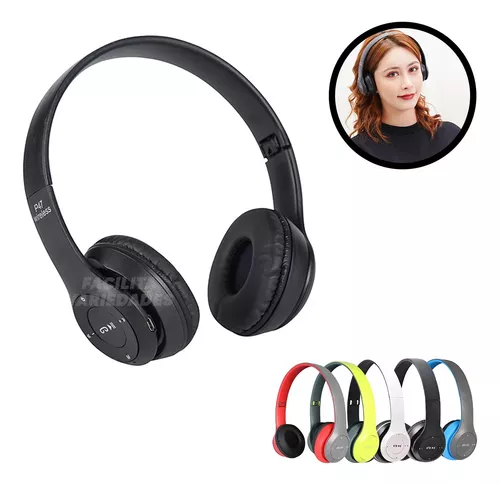 headset portátil dobrável bluetooth fone de ouvido celular