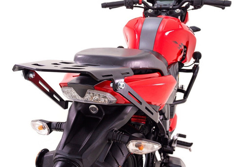 Imagen 2 de 6 de Parrilla Trasera Top Case Moto Tvs Apache 200 Fire Parts