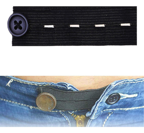 2 Pantalones Elásticos Extensor De Cintura Sujetador De