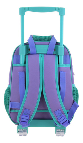 Mochila Lila Con Ruedas Princesas Chenson Deeper Lila Depper