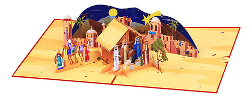 Ay Tarjeta De Felicitación Navideña Tridimensional En 3d