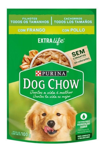 Sachet Dog Chow Cachorro Pollo 15 Un.