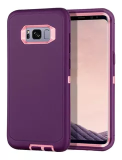 Funda Para Samsung Galaxy S8 Plus (color Violeta-rosa)