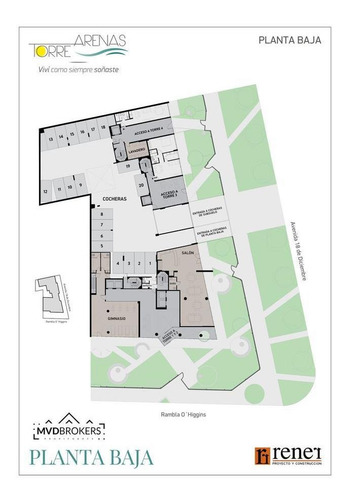 Imagen 6 de 27 de Torre Arenas T4 U715 | Venta Apartamento Monoambiente A Estrenar En Malvín Sur - Rambla - Premium - Full Amenities - Entrega Inmediata!