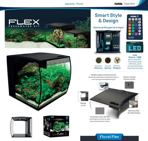 Acuario Fluval Flex 57 L