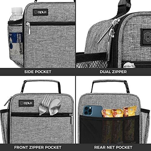 Bolso Lonchera Opux Gray