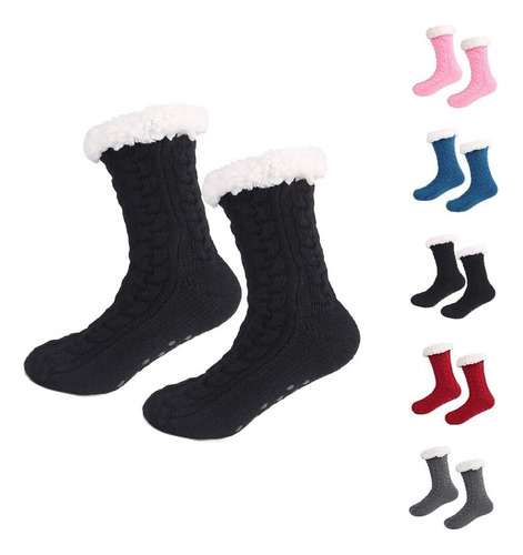 Calcetines Térmicos Antideslizantes Con Forro Polar,