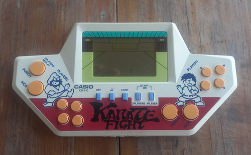 Video Juego Casio Cg-610 Karate Figh Japan 1986 2 Jugadores (Usado)