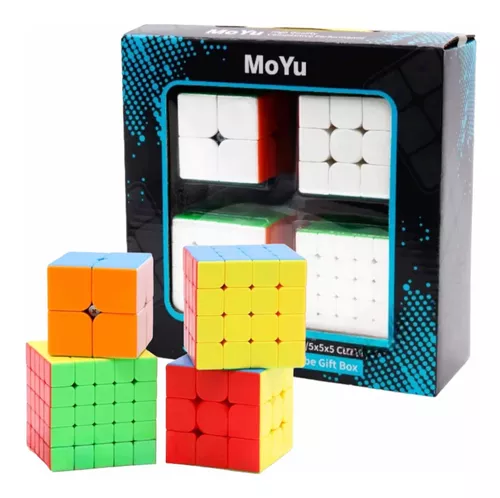 Kit Cubo Mágico 2x2 + Cubo Mágico 3x3 Profissional