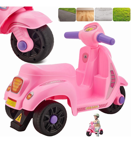 Mini Triciclo Para Niño Andador Moto Diseño Scooter Infantil