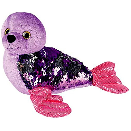 Sequinimals Sequin Plush Seal ~ Adorable Animal De Peluche C