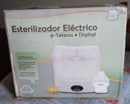 Esterilizador Electrico Digital 6 Teteros 