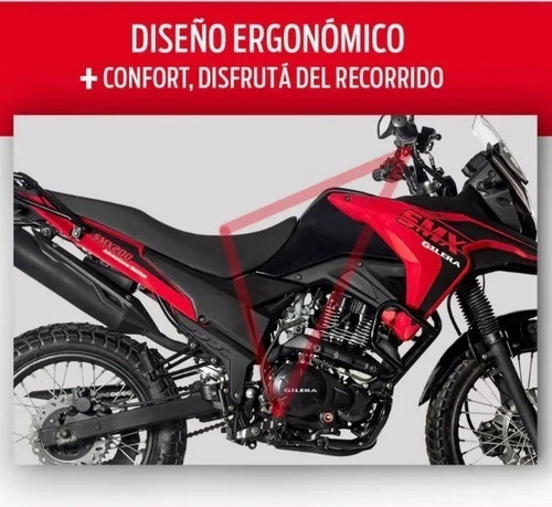 Imagen 5 de 13 de Gilera Smx 200 Adventure Touring 2023 0km
