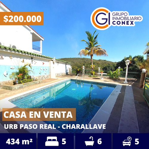 Se Vende Casa 434m2 4h+s/5b+s/5p Paso Real Charallave 9122