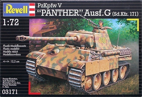 Pzkpfw V Panther Ausf. G 1/72 Marca Revell
