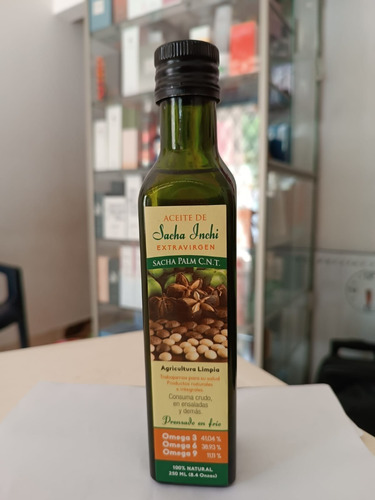 Aceite De Sacha Inchi Orgánico 250 Ml - L a $140