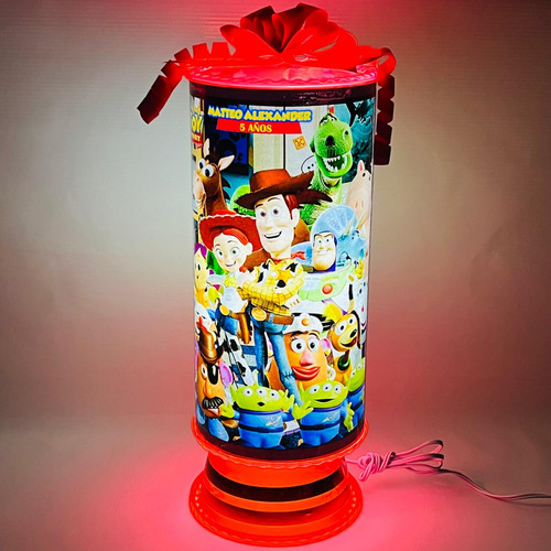 Toy Story 10 Centros De Mesa Lamparas Con Luz 38 Cm Premium