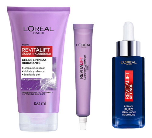 Combo Rutina Facial Loreal Revitalif 