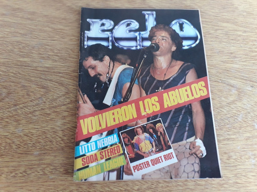 Revista Pelo 227 Abuelos De La Nada Soda Stereo Quiet Riot 