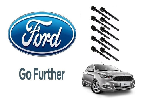 Jogo Parafuso Do Cabeçote Ford New Ka 1.0 3cc New Fiesta 1.0