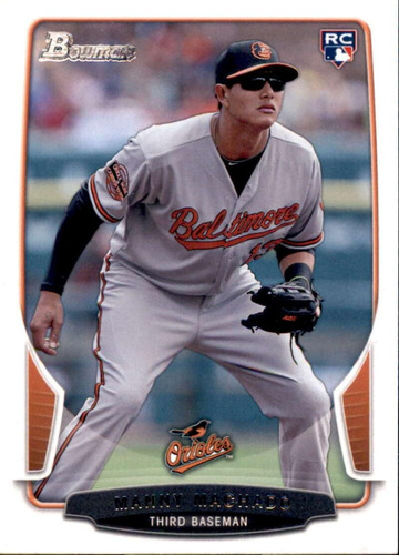 2013 Bowman 215 Manny Machado Orioles Mlb Tarjeta De Béisbol